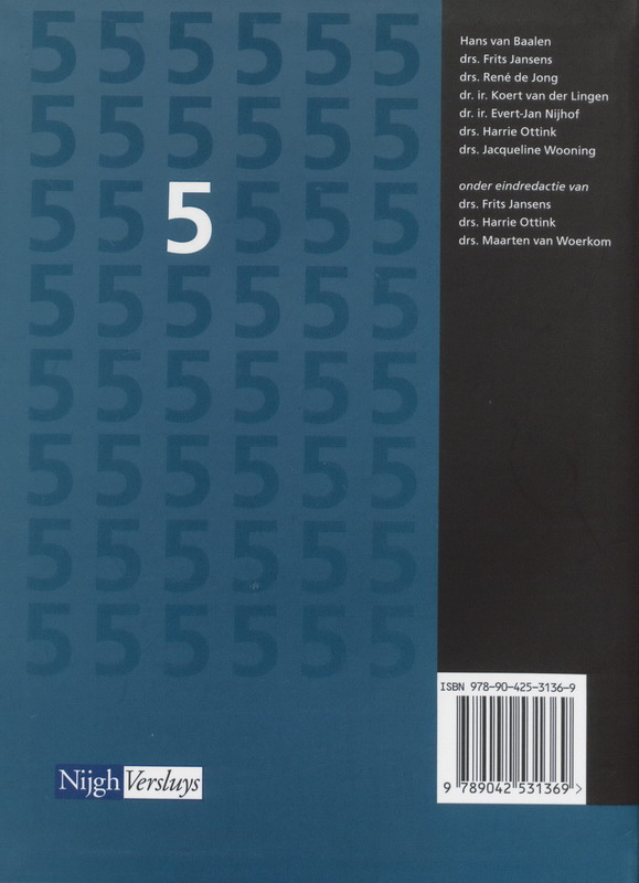 Achterkant van Kernboek