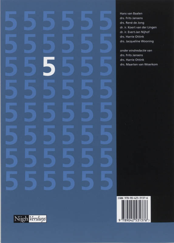 Achterkant van Werkboek