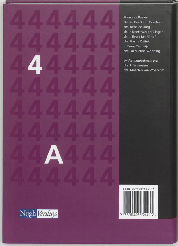 Achterkant van Kernboek 1