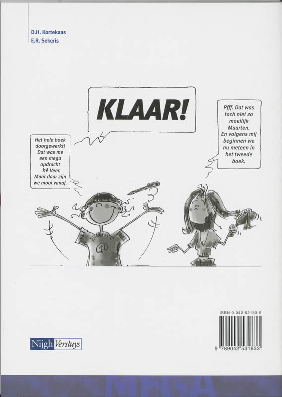 Achterkant van Leerwerkboek