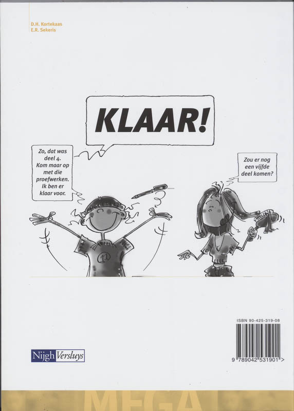 Achterkant van Leerwerkboek