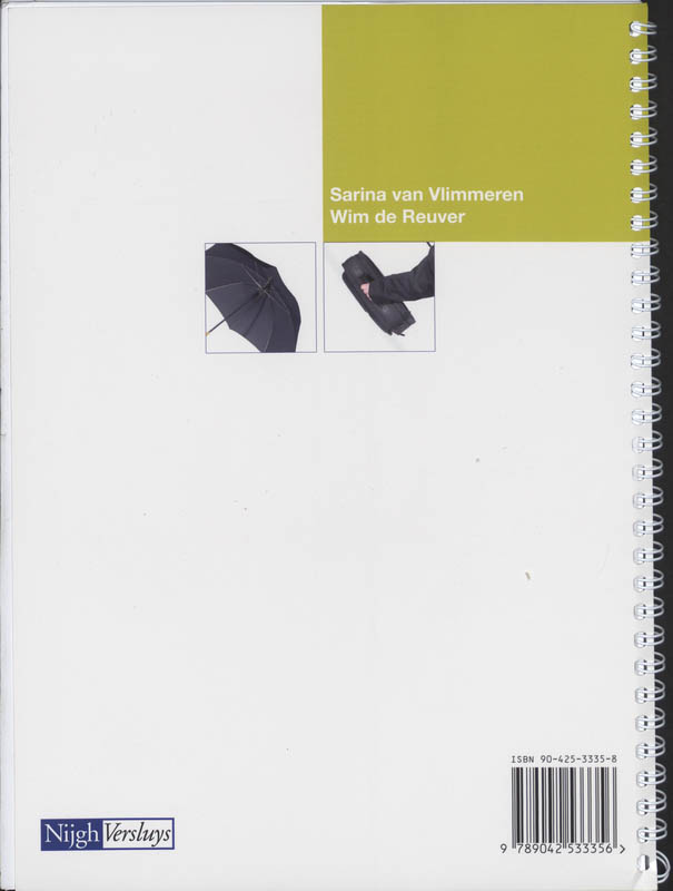 Achterkant van theorieboek