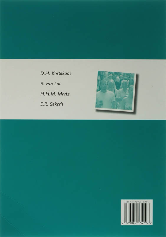 Achterkant van leerwerkboek