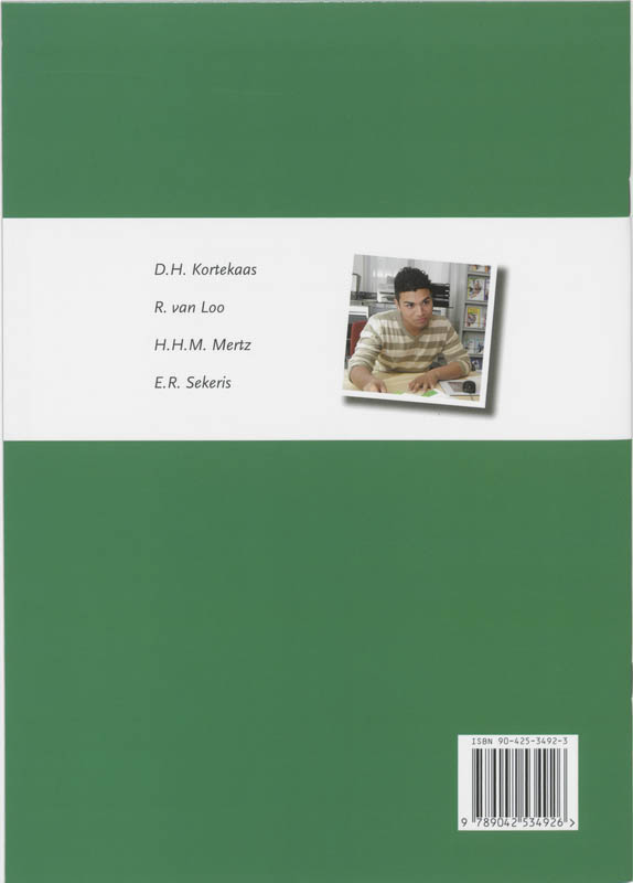 Achterkant van Leerwerkschrift