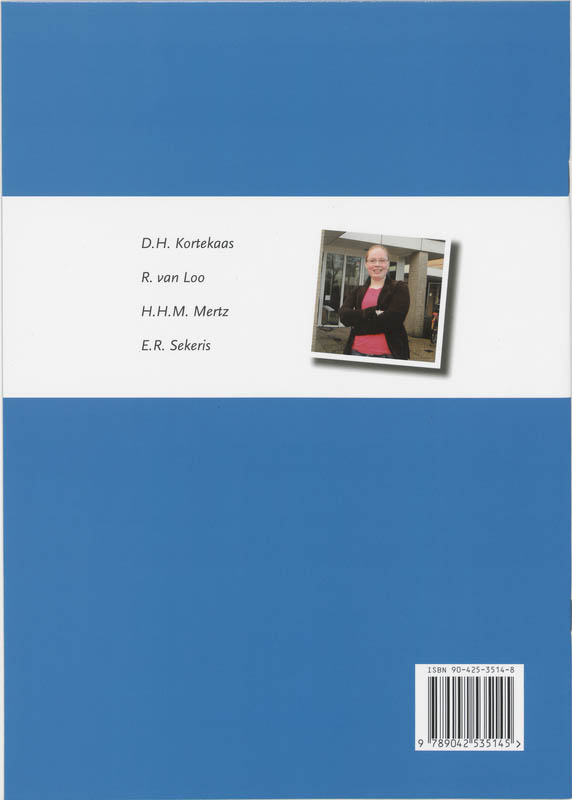 Achterkant van leerwerkschrift
