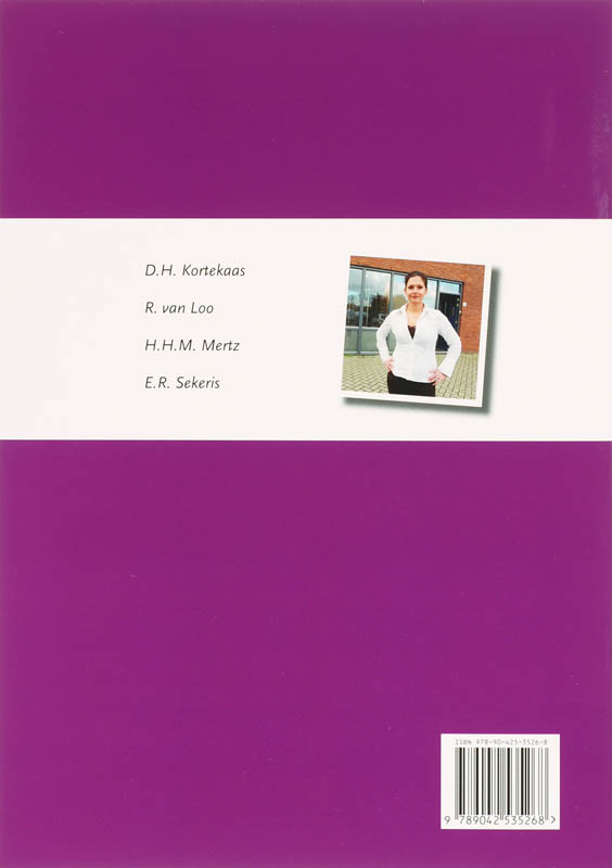 Achterkant van leerwerkboek