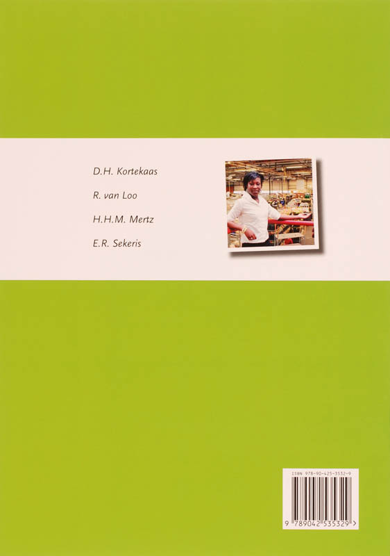 Achterkant van leerwerkboek
