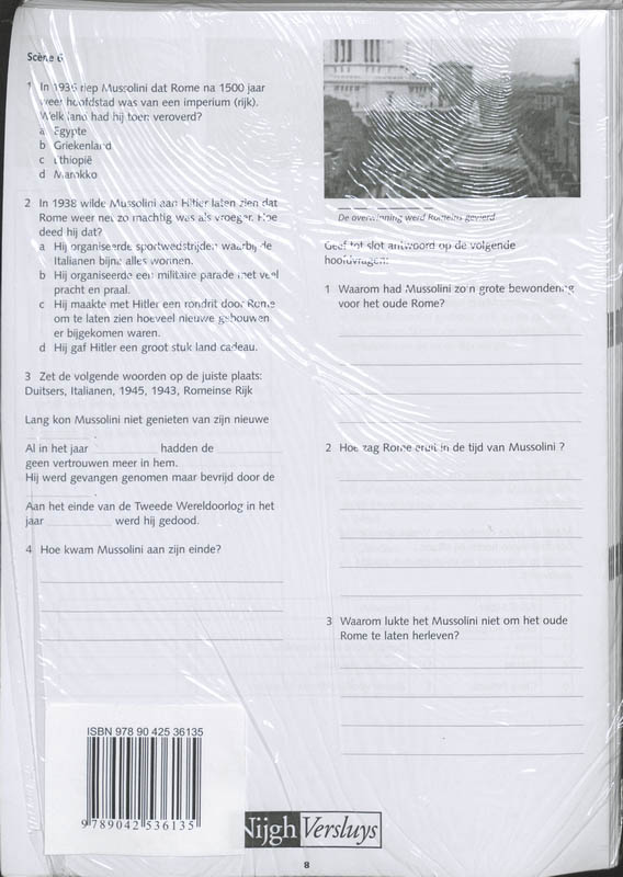 Achterkant van VMBO Rome, de eeuwige stad