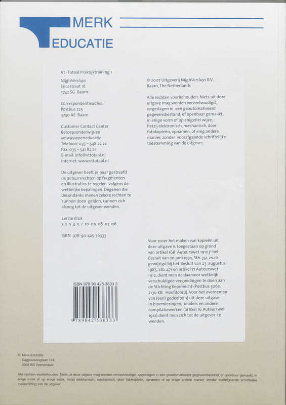 Achterkant van 1
