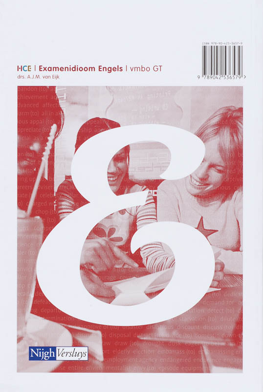Achterkant van VMBO GT