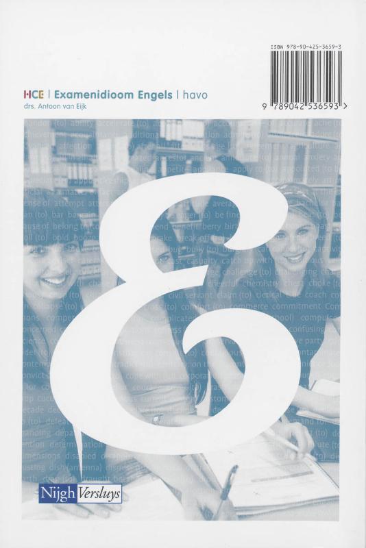 Achterkant van Tekstboek