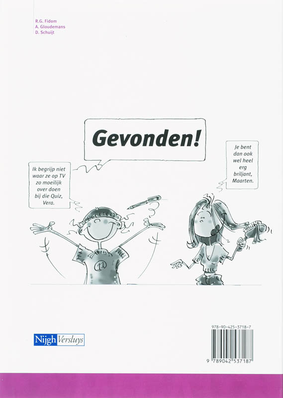 Achterkant van Informatieboek