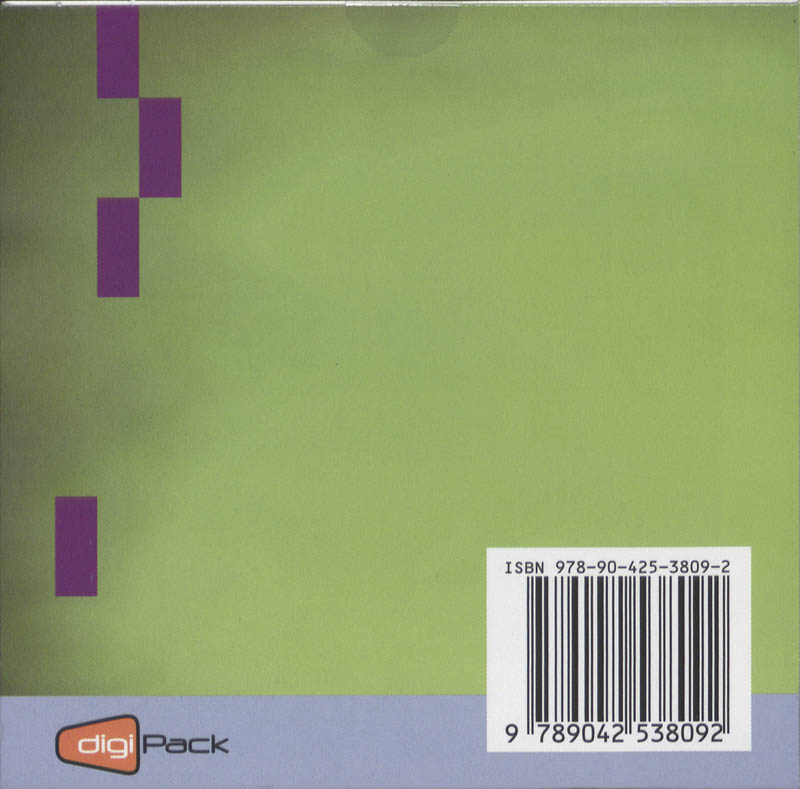 Achterkant van Digipack