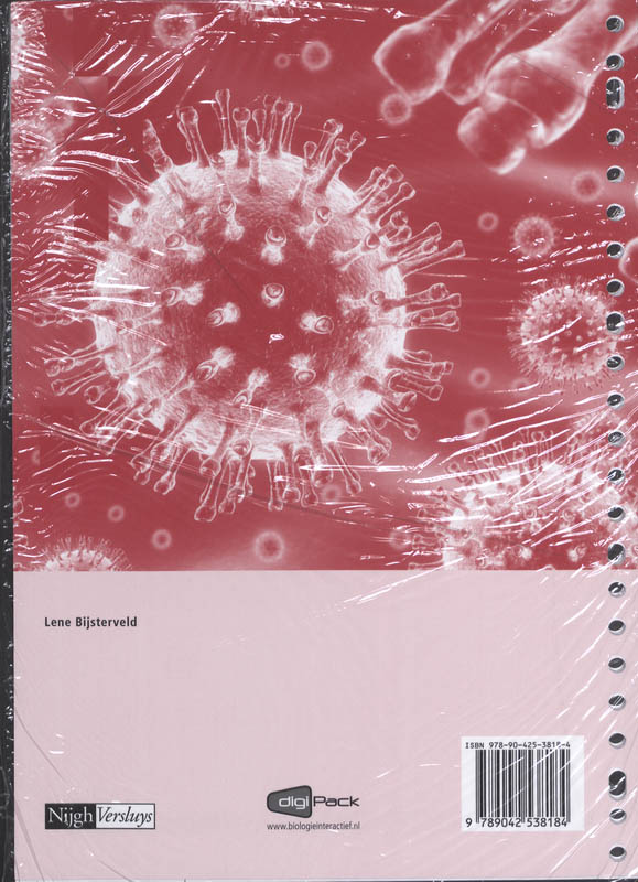 Achterkant van Werkboekkatern Leerjaar 3/4