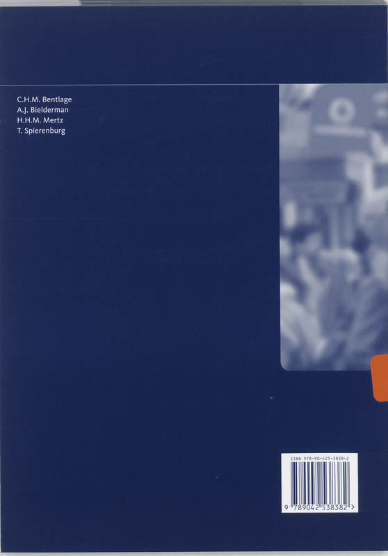 Achterkant van werkboek