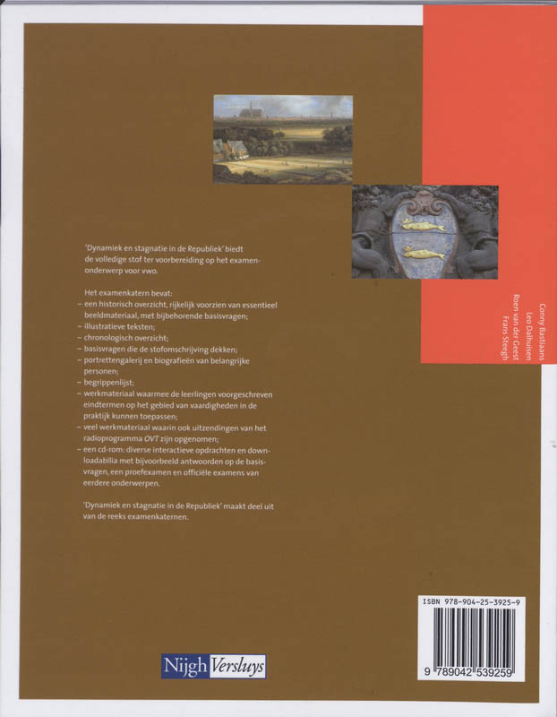 Achterkant van Examenkatern