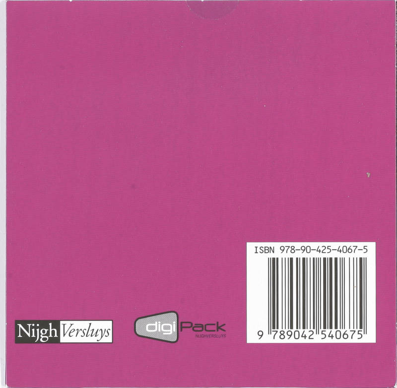 Achterkant van Digipack