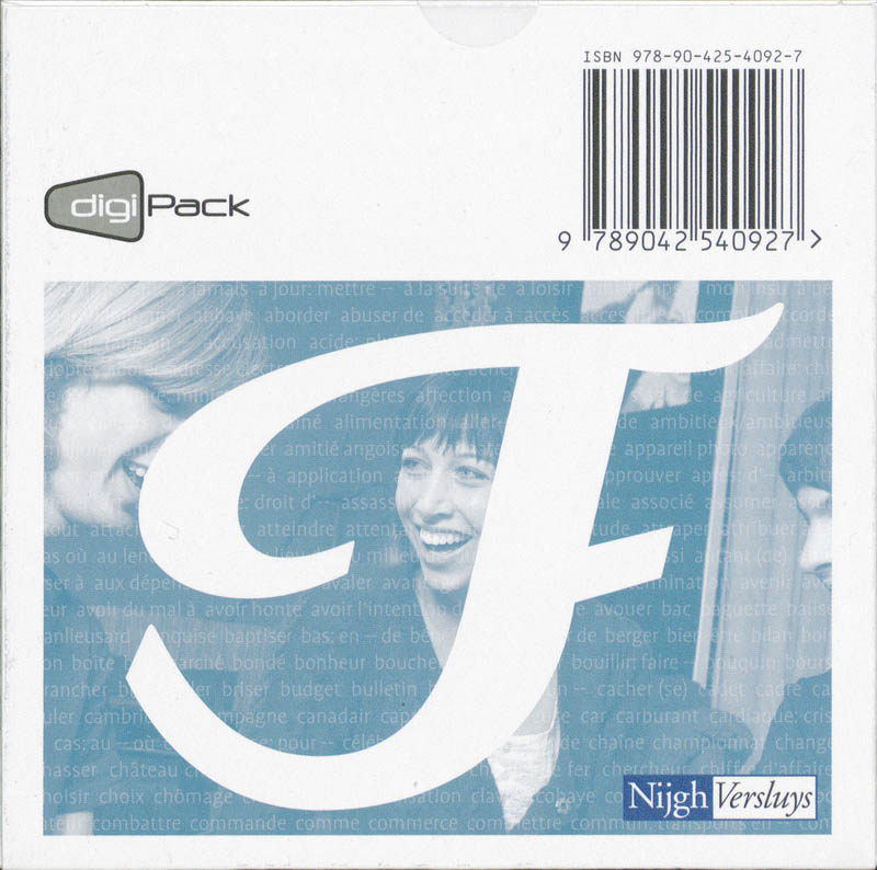 Achterkant van digipack
