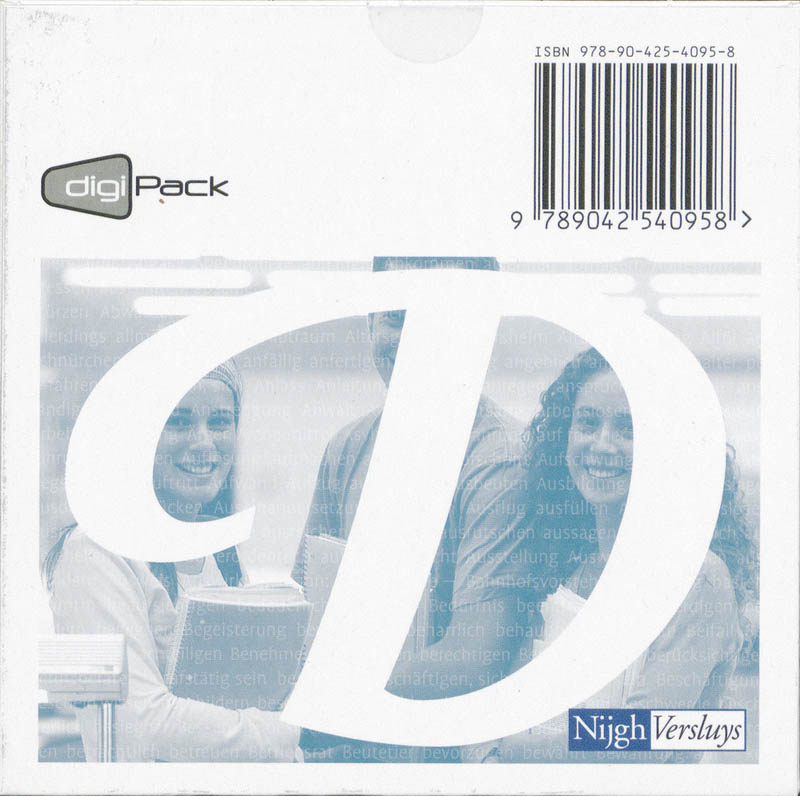 Achterkant van digiPack