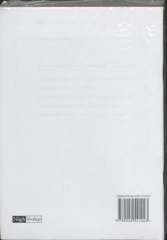 Achterkant van Kernboek