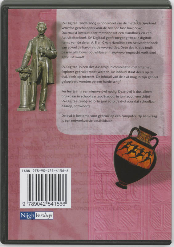 Achterkant van digiPack
