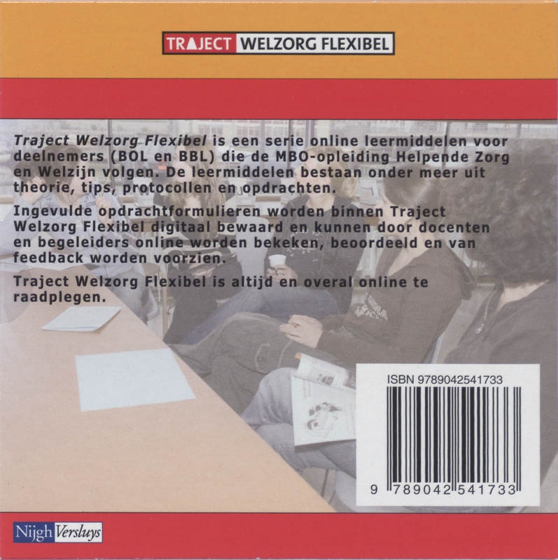 Achterkant van digipack