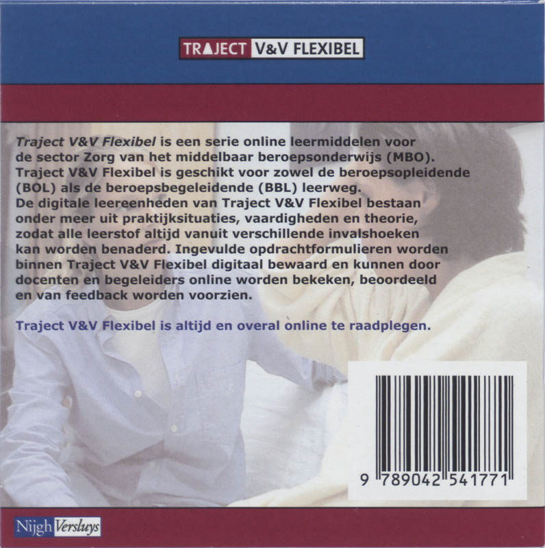 Achterkant van digipack