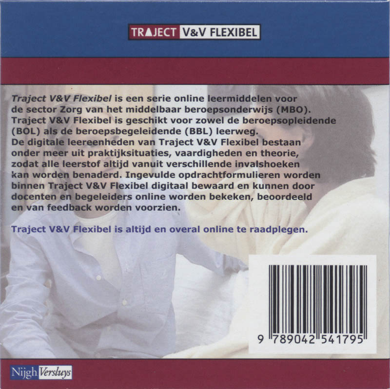 Achterkant van digipack