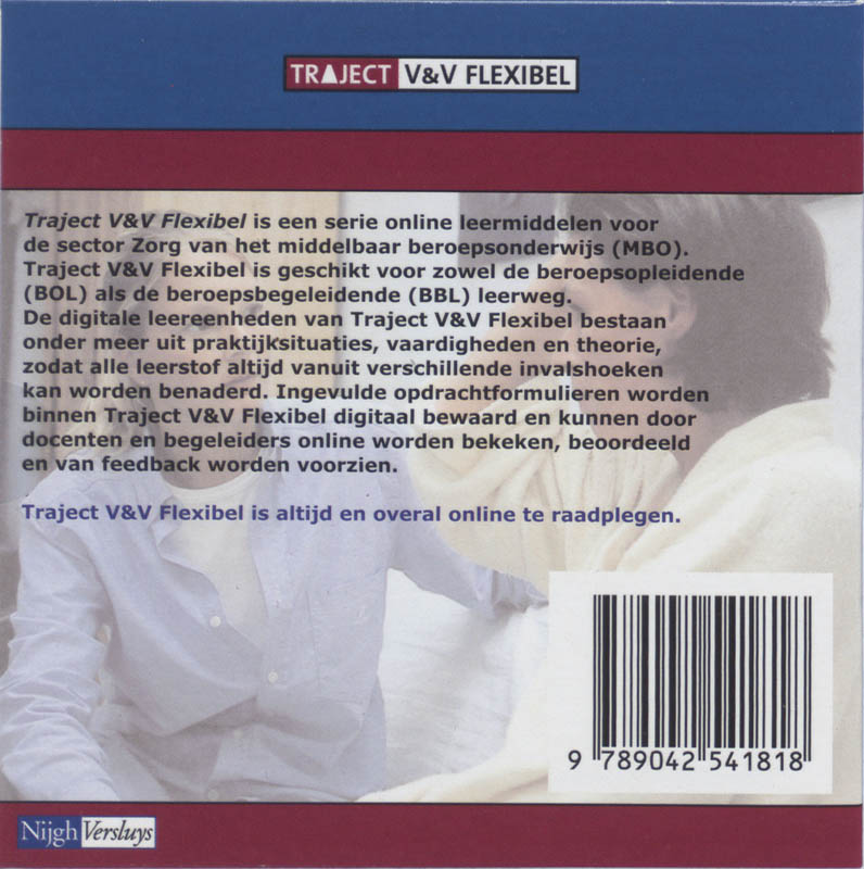 Achterkant van Digipack