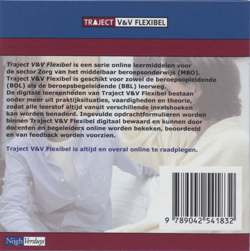 Achterkant van digipack