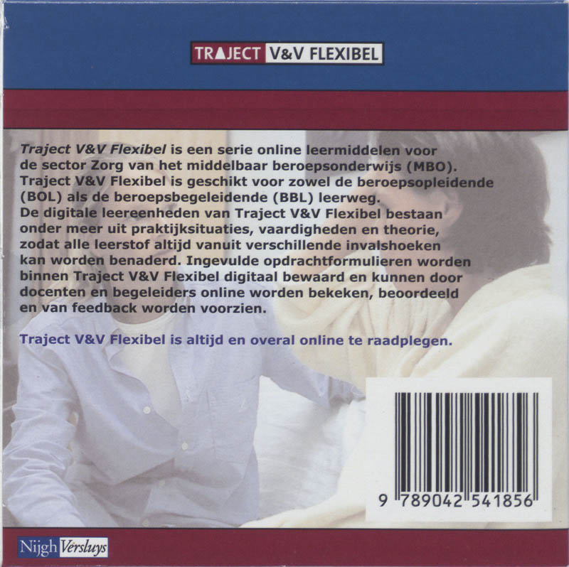 Achterkant van digipack