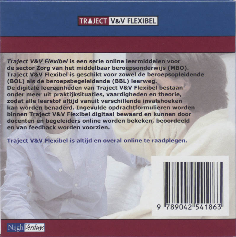 Achterkant van digipack