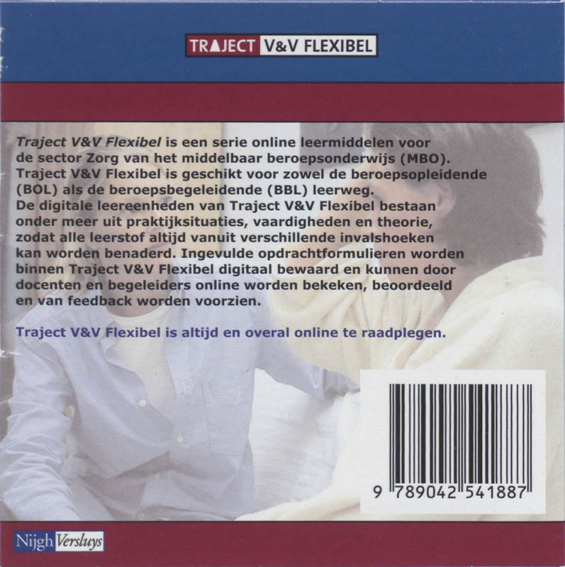 Achterkant van digipack