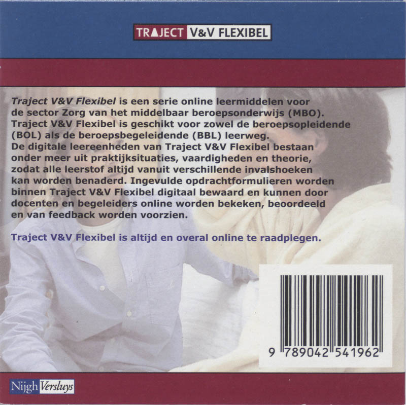 Achterkant van digipack