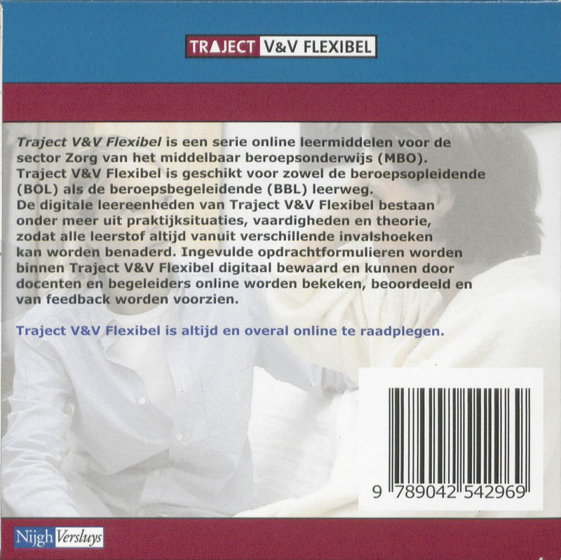 Achterkant van Digipack