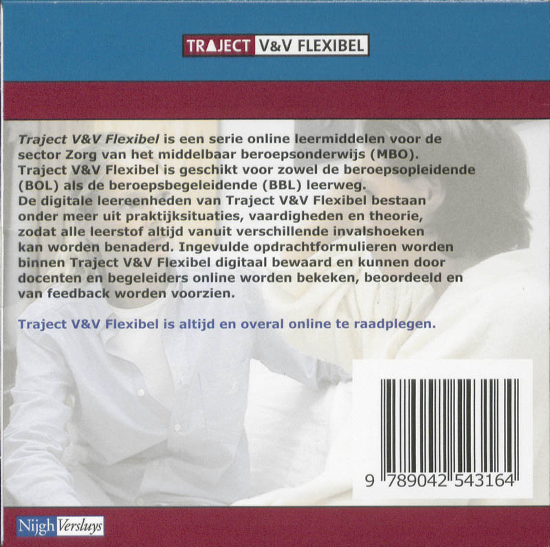 Achterkant van Digipack