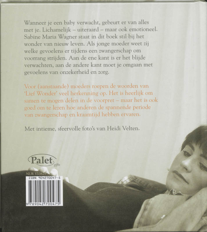 Achterkant van Lief Wonder