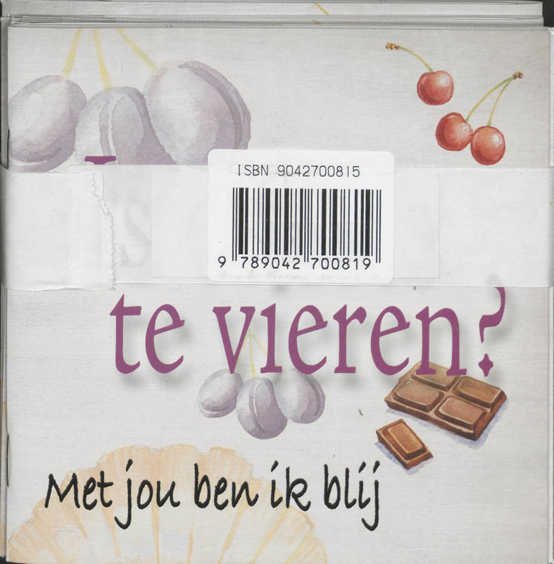 Achterkant van Iets te vieren? Set 5ex