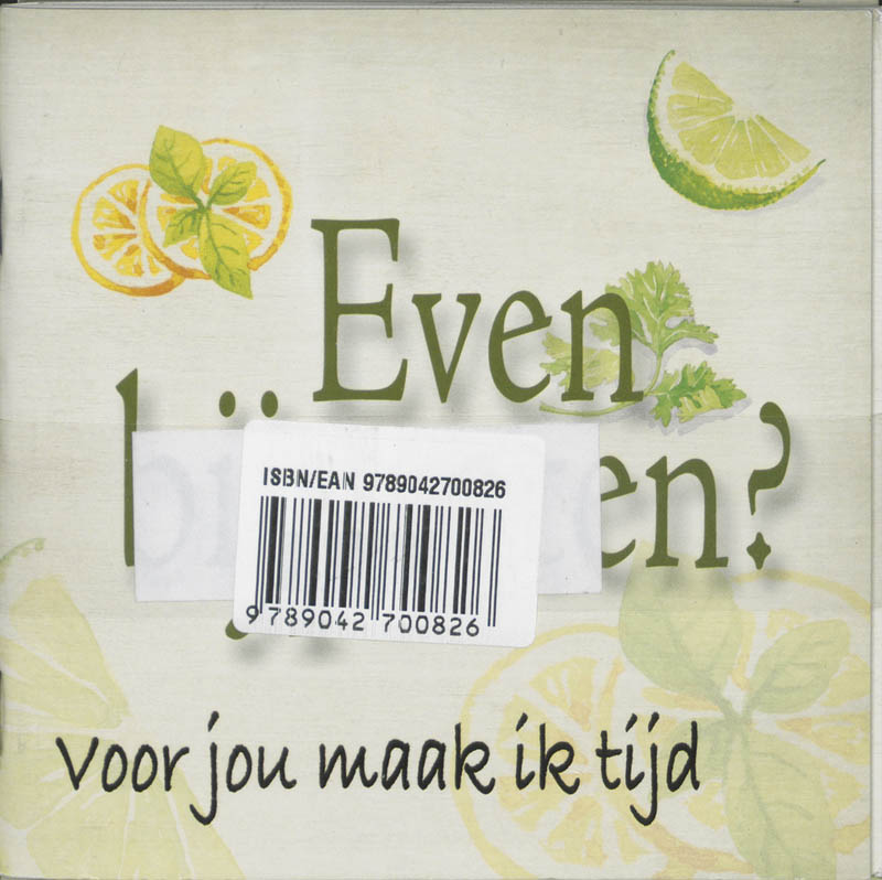 Achterkant van Even bijpraten? Set 5ex