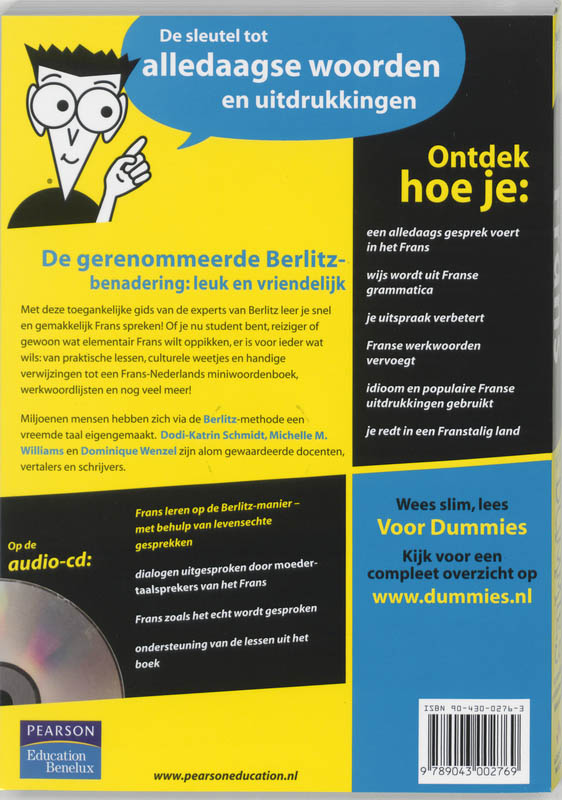Achterkant van Berlitz Frans voor Dummies