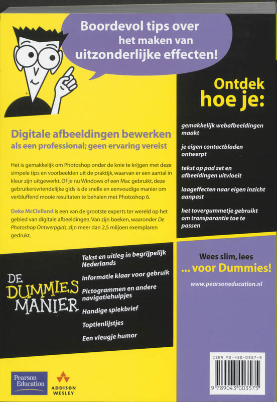 Achterkant van Photoshop 6 voor Dummies