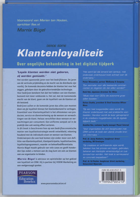 Achterkant van Klantenloyaliteit