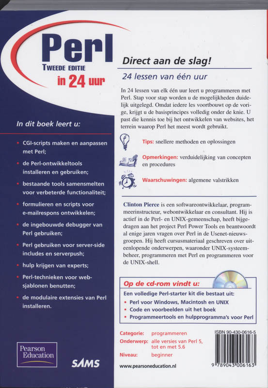Achterkant van Perl in 24 uur