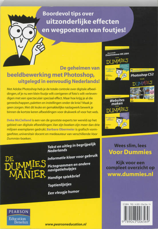 Achterkant van Adobe Photoshop 7 voor Dummies