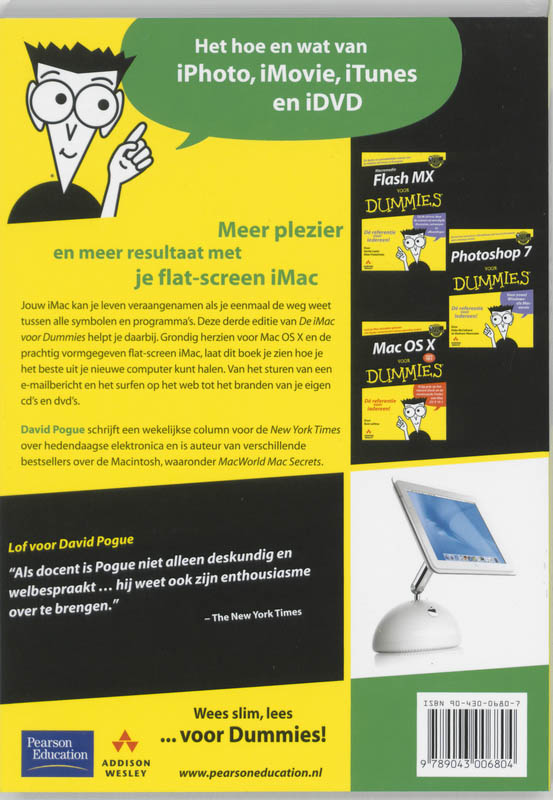 Achterkant van De iMac voor Dummies