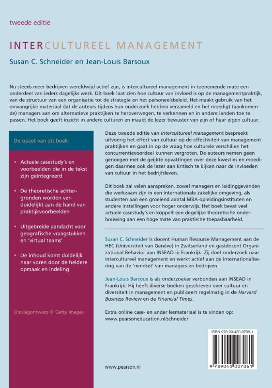 Achterkant van Intercultureel management