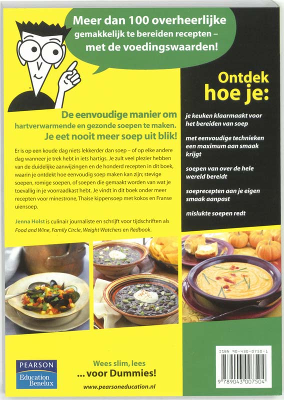 Achterkant van Soep voor Dummies