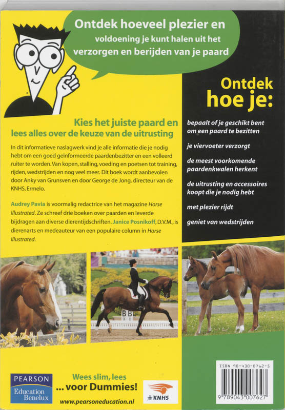 Achterkant van Paarden voor Dummies