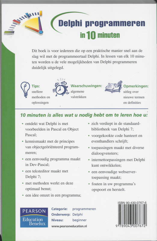 Achterkant van Delphi programmeren in 10 minuten