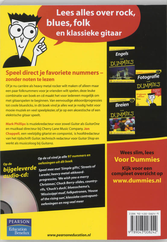Achterkant van Gitaarspelen voor Dummies